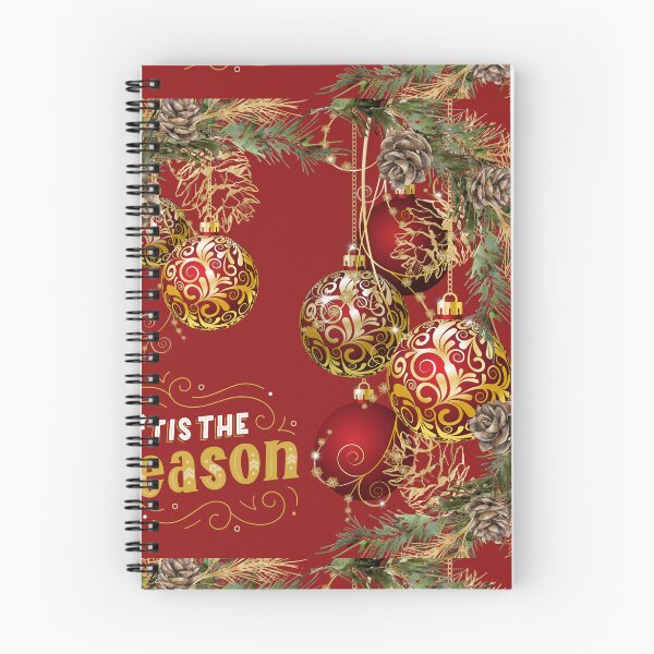 Item preview, 'Tis the Season Gold & Red Ornaments with Pine Cones! designed and sold by TidyKitchenInc.