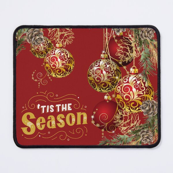 Item preview, 'Tis the Season Gold & Red Ornaments with Pine Cones! designed and sold by TidyKitchenInc.