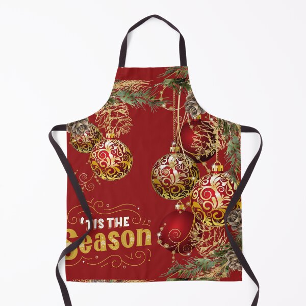 Item preview, 'Tis the Season Gold & Red Ornaments with Pine Cones! designed and sold by TidyKitchenInc.