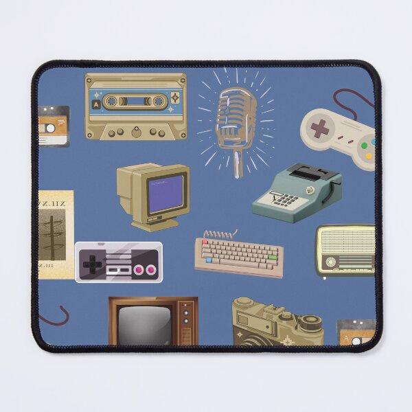 Item preview, Retro Technology Record Video Game Office Computer Geek designed and sold by IntoClearWater.