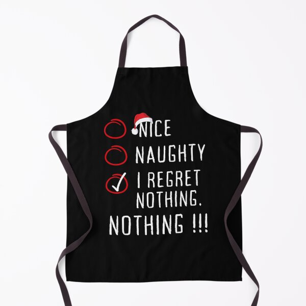 Item preview, Nice Naughty I Regret Nothing Funny Christmas List for Xmas designed and sold by Artisticlions-A.