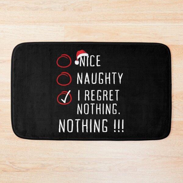 Item preview, Nice Naughty I Regret Nothing Funny Christmas List for Xmas  designed and sold by Artisticlions-A.
