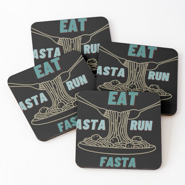 Item preview, eat pasta run fasta designed and sold by Jemsruk.