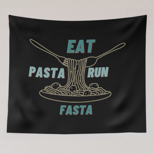 Artikelvorschau, essen Pasta Run Fasta entworfen und verkauft von Jemsruk.
