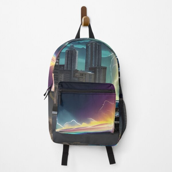 Item preview, Extravagant dream cityscape with car designed and sold by McFleur's Lens.