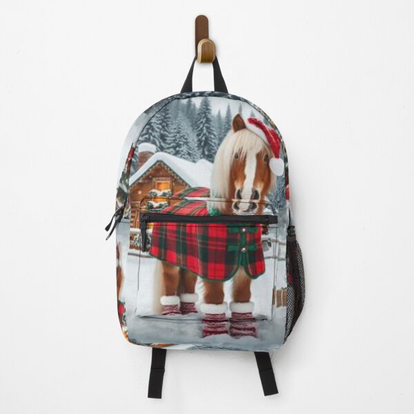Item preview, The Christmas horse at the chalet. designed and sold by Karine Dupras.