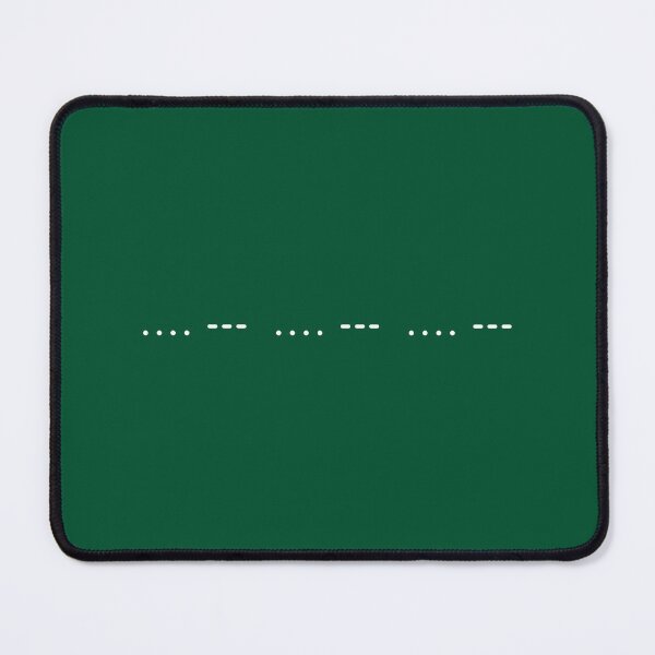 Item preview, Festive Morse Code Greetings Ho Ho Ho Green designed and sold by AnnSign.