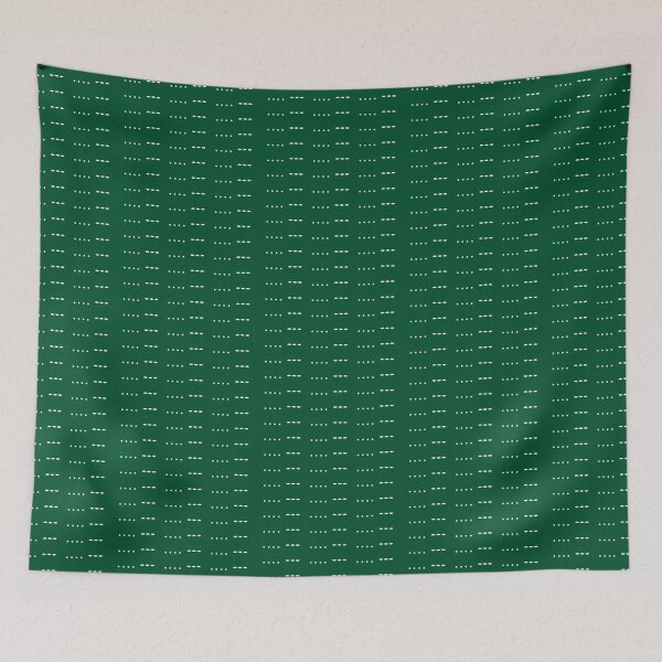 Item preview, Festive Morse Code Greetings Ho Ho Ho Green designed and sold by AnnSign.