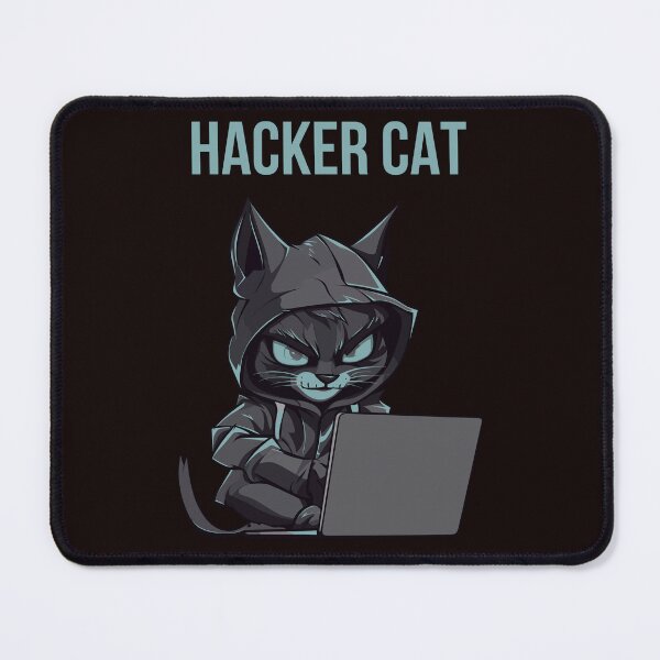 Item preview, Hacker Cat is a mysterious and mischievous digital feline, with a sleek and pixelated appearance designed and sold by Studio-wzory.