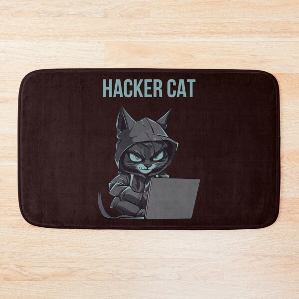 Item preview, Hacker Cat is a mysterious and mischievous digital feline, with a sleek and pixelated appearance designed and sold by Studio-wzory.