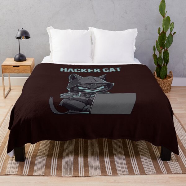 Item preview, Hacker Cat is a mysterious and mischievous digital feline, with a sleek and pixelated appearance designed and sold by Studio-wzory.