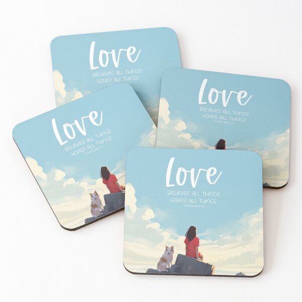 Item preview, 1 Corinthians 13:7 designed and sold by BestLifeHues.