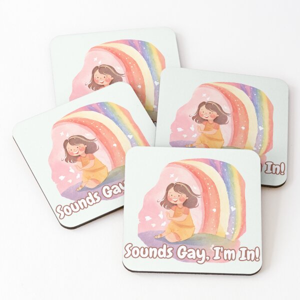 Item preview, Sounds Gay, I'm In Quote - Watercolor Illustration designed and sold by PixelBadBunny.