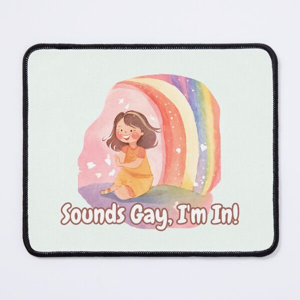 Item preview, Sounds Gay, I'm In Quote - Watercolor Illustration designed and sold by PixelBadBunny.