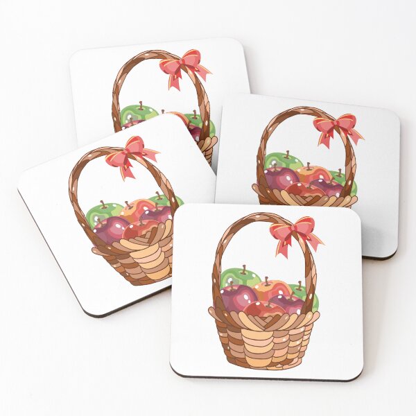 Item preview, Apples in a basket  designed and sold by Mashusha-art.