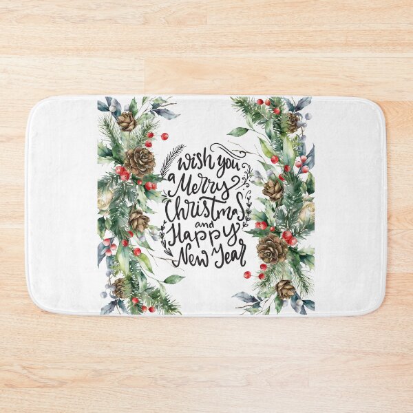Item preview, Wish You a Merry Christmas and a Happy New Year! designed and sold by TidyKitchenInc.