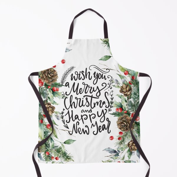 Item preview, Wish You a Merry Christmas and a Happy New Year! designed and sold by TidyKitchenInc.