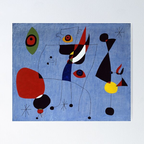 Aperçu de l'œuvre Joan miro oeuvre joan miro peintures joan miró joan miro dessin créée et vendue par Rayscompany.