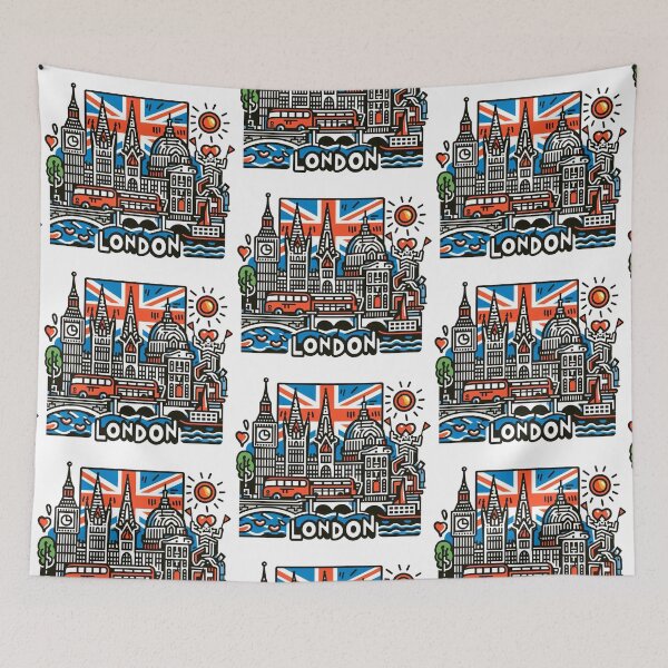 Item preview, London Pop Art designed and sold by PickledjoArt.