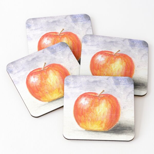 Item preview, Apple in Watercolor Pencil  designed and sold by Marie W.