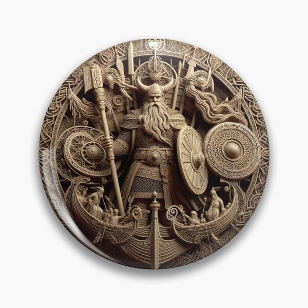 Item preview, Viking Saga: Medallion of Ama, Shields, and Ships designed and sold by Paubiz.