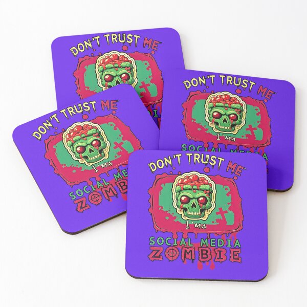 Item preview, Dont Trust Me, I'm a Social Media Zombie designed and sold by FocusedPatterns.