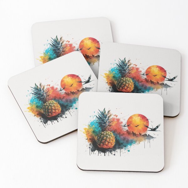 Item preview,  Anatomy Of Realistic Pineapple and ripe pineapple and Sun designed and sold by fatydesignspace.
