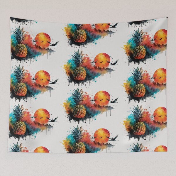 Item preview,  Anatomy Of Realistic Pineapple and ripe pineapple and Sun designed and sold by fatydesignspace.