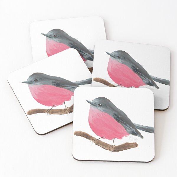 Item preview, Pretty Australian Pink Robin  designed and sold by Linda Gregor.
