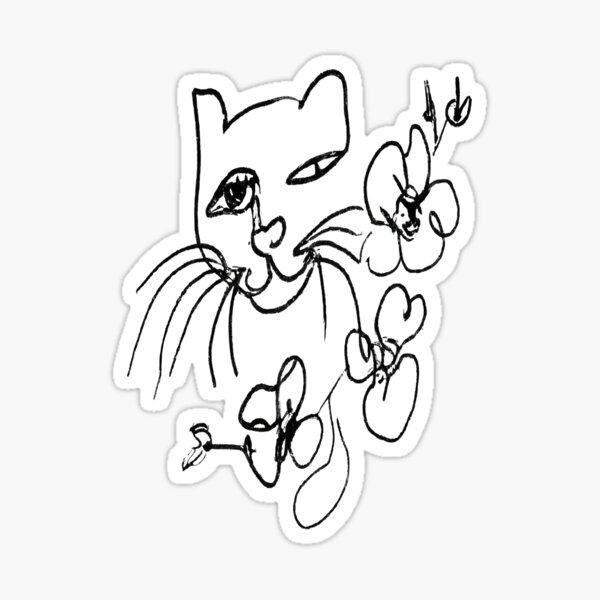 Catty Stickers for Sale