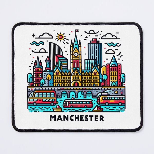 Item preview, MANCHESTER Pop Art designed and sold by PickledjoArt.