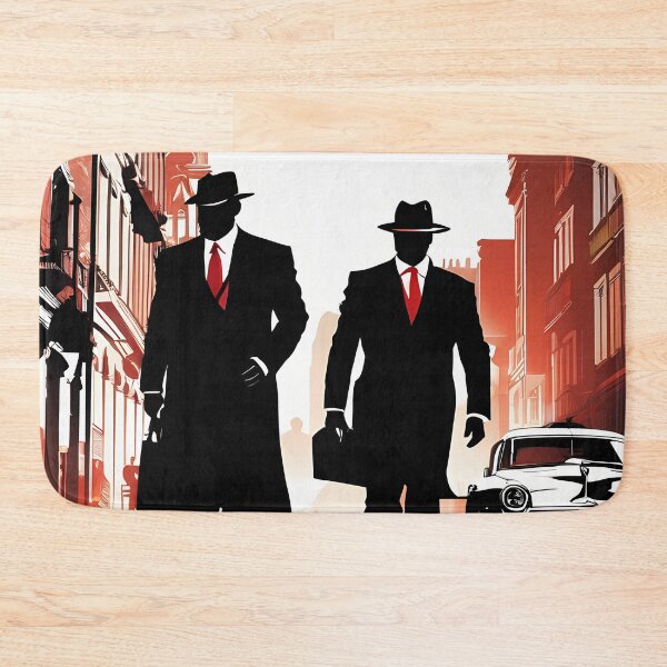 Item preview, Silent Intrigue: Silhouettes That Reveal Mafia Secrets designed and sold by Artedig.