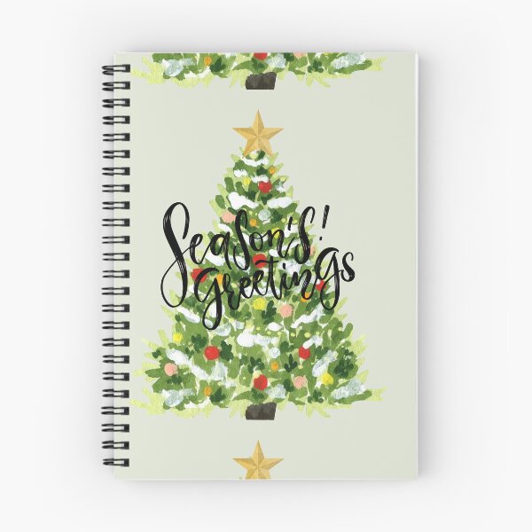 Item preview, Season's Greetings Watercolor Christmas Tree! designed and sold by TidyKitchenInc.