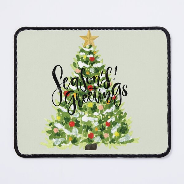 Item preview, Season's Greetings Watercolor Christmas Tree! designed and sold by TidyKitchenInc.