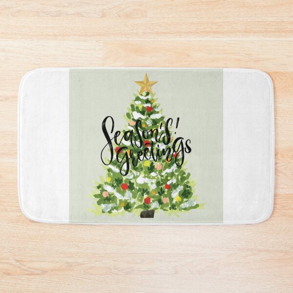 Item preview, Season's Greetings Watercolor Christmas Tree! designed and sold by TidyKitchenInc.