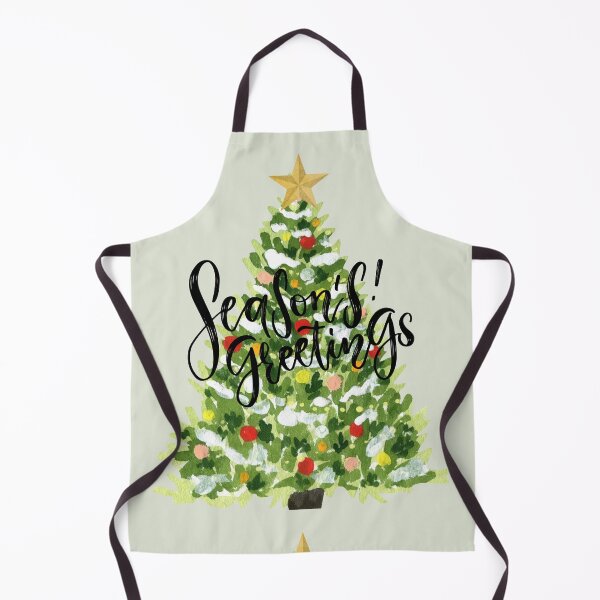 Item preview, Season's Greetings Watercolor Christmas Tree! designed and sold by TidyKitchenInc.