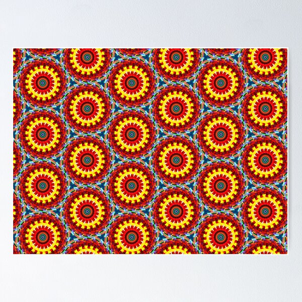 Item preview, Fire flower pattern designed and sold by Magicifa.