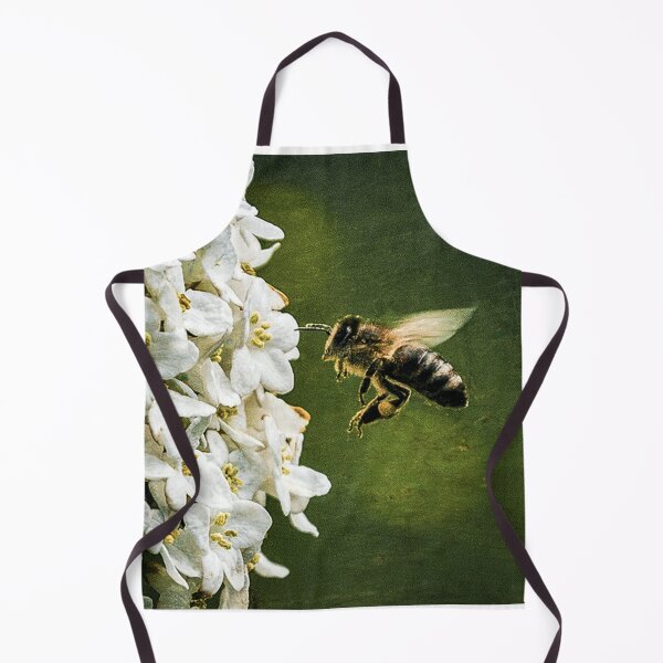 Item preview, Bee and White Flowers designed and sold by Visual Arts Sławomir Grzanek.