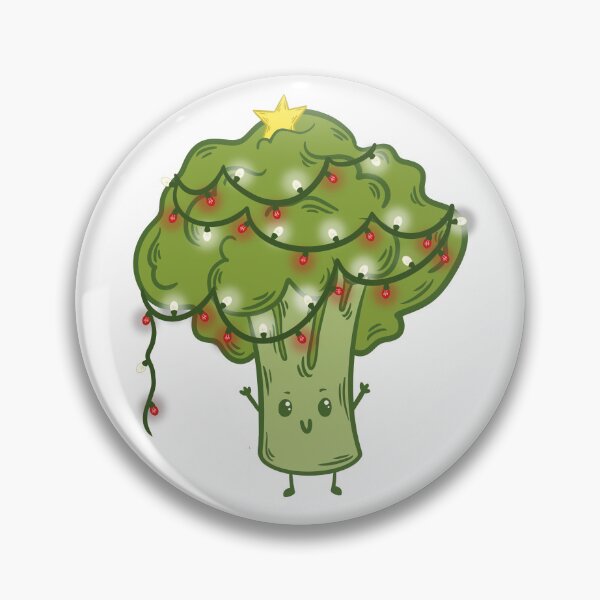 Item preview, Christmas broccoli designed and sold by vintagejudy.