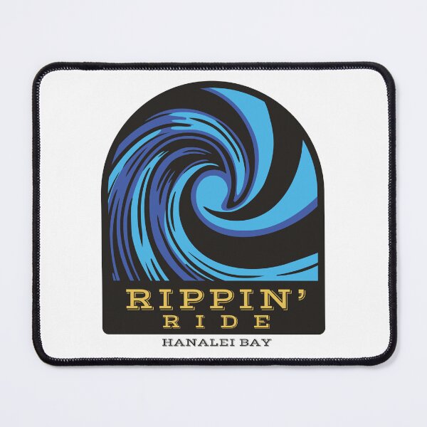 Item preview, Rippin' Ride Surf Hanalei Bay designed and sold by MizMartini.