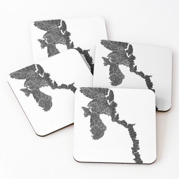 Item preview, John Muir Wilderness Hydrological Map designed and sold by Crypto Tography.