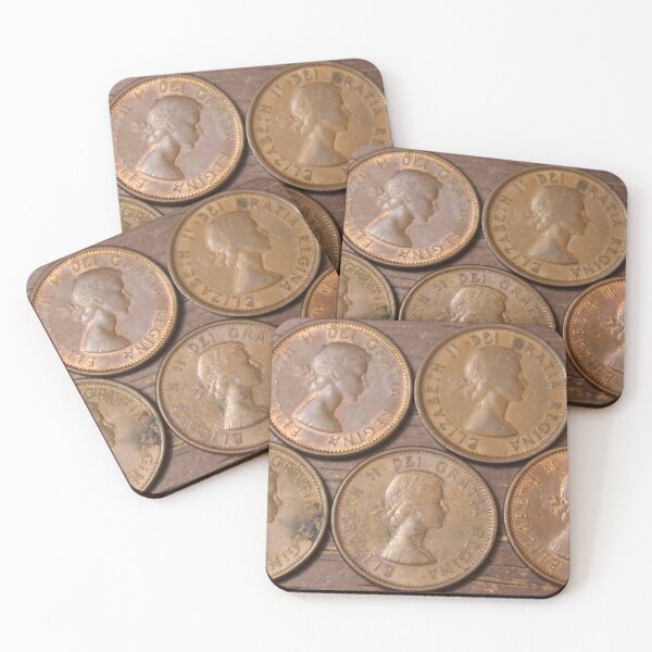 Item preview, North American Canada Cents  designed and sold by coinsxcrochet.