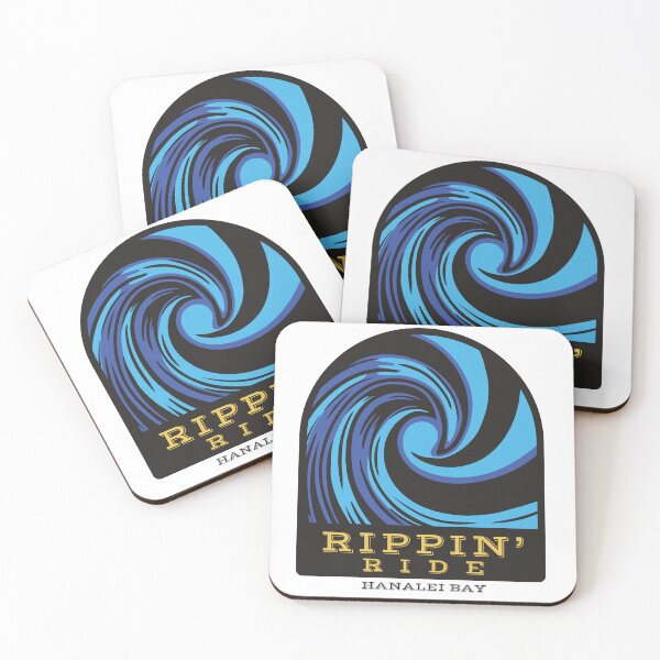 Item preview, Rippin' Ride Surf Hanalei Bay  designed and sold by MizMartini.