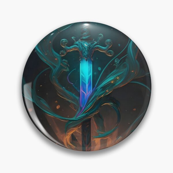 Item preview, Ethereal Flameblade - Intricate Fantasy Sword Art designed and sold by DragonRealms.