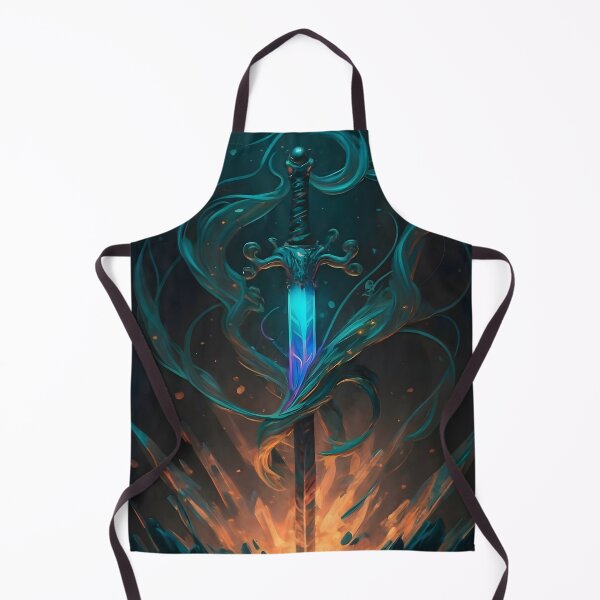 Item preview, Ethereal Flameblade - Intricate Fantasy Sword Art designed and sold by DragonRealms.