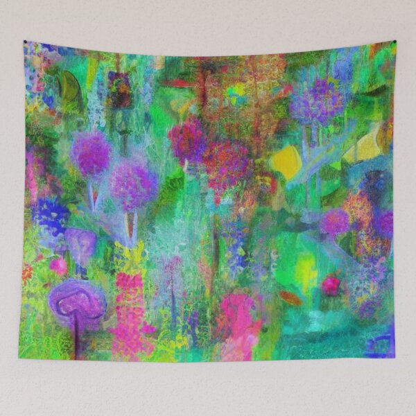 Item preview, Abstract Colorful Paint Splotches Pattern designed and sold by calibrit.