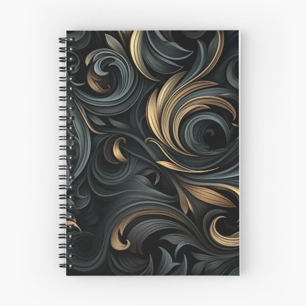 Item preview, Obsidian Black and Gold Pattern Design designed and sold by Amiran-Devi Grimm.