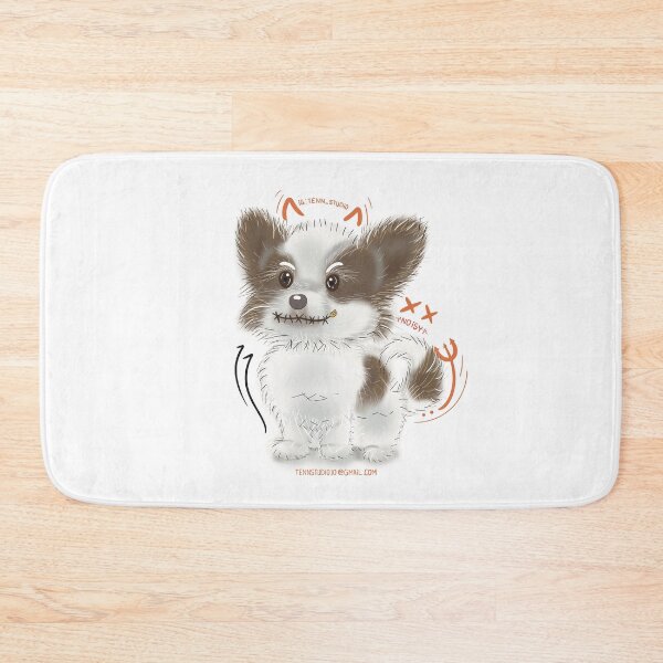 Item preview, ‘Noisy” the devil Chihuahua designed and sold by tennstudio.