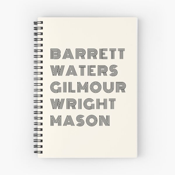 Item preview, Barrett Waters Gilmour Wright Mason Black Band Members designed and sold by kakarikihill.