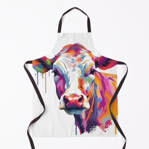 Item preview, Colorful Cow in Fauvism Style designed and sold by StephanieLZ.